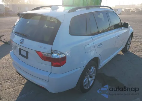 2007 BMW X3 3.0Si from USA, damaged, VIN WBXPC93417WF15742
